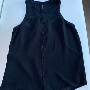 Black chic tank top